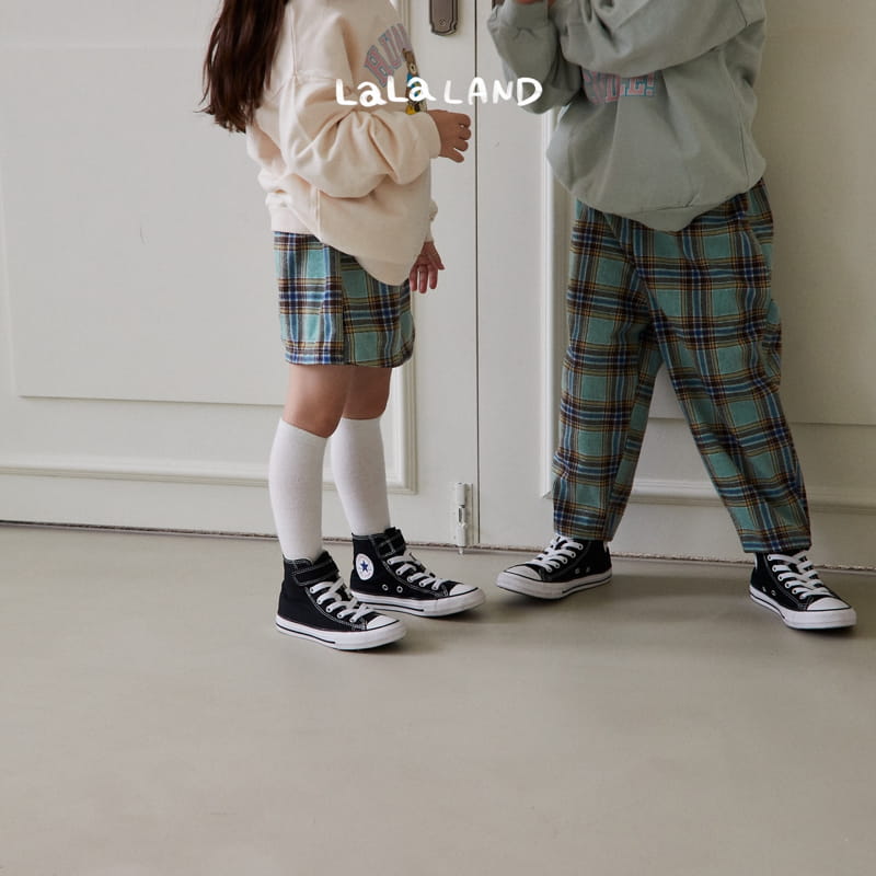 Lalaland - Korean Children Fashion - #fashionkids - Muse Check Pants