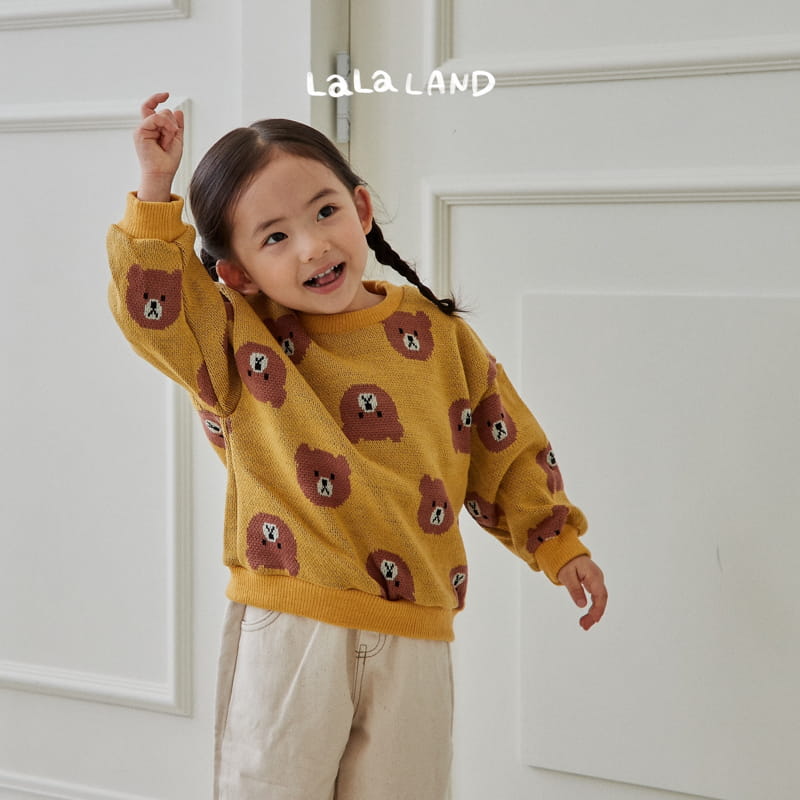 Lalaland - Korean Children Fashion - #discoveringself - La Bear Knit Sweatshirt - 4