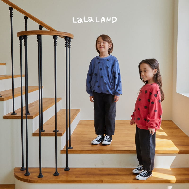 Lalaland - Korean Children Fashion - #fashionkids - Apple Terry Sweatshirt - 3