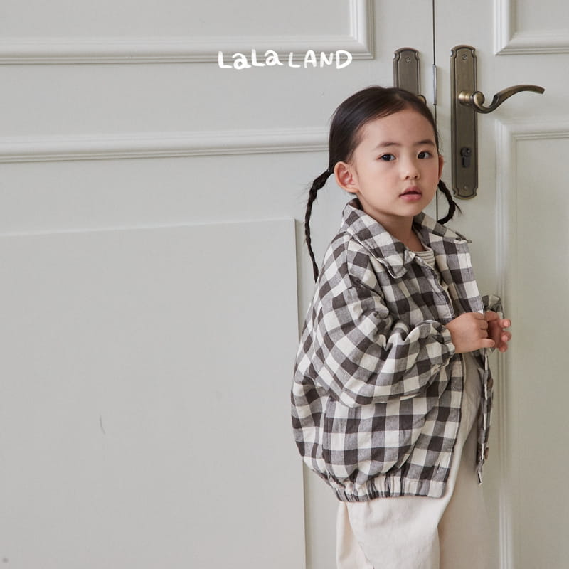 Lalaland - Korean Children Fashion - #kidsshorts - Checks Jacket - 2