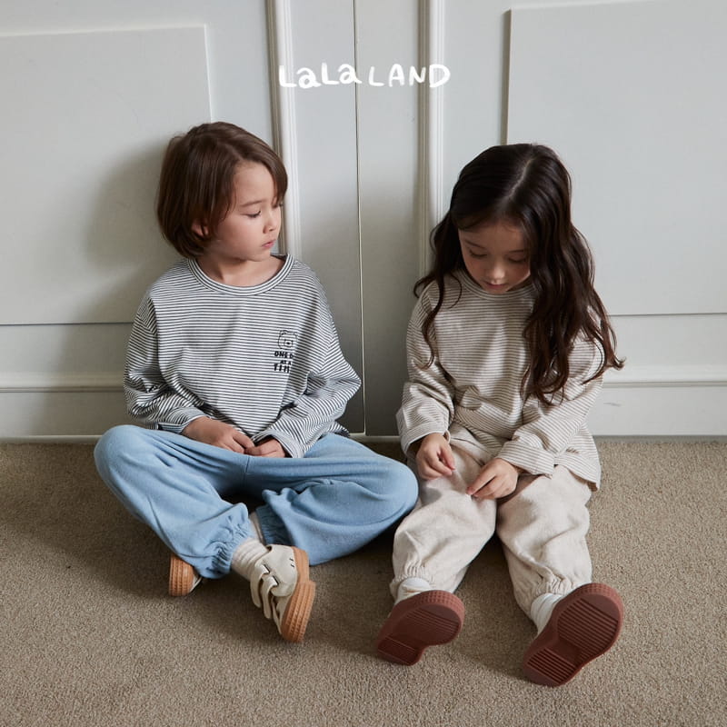 Lalaland - Korean Children Fashion - #kidsshorts - Saint Stripes Tee - 11