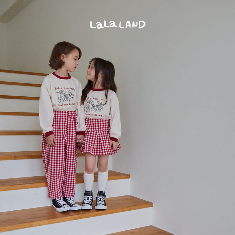Lalaland - Korean Children Fashion - #kidsshorts - Teddy Bear Color Tee - 9