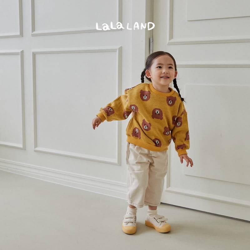 Lalaland - Korean Children Fashion - #kidsshorts - La Bear Knit Sweatshirt - 5