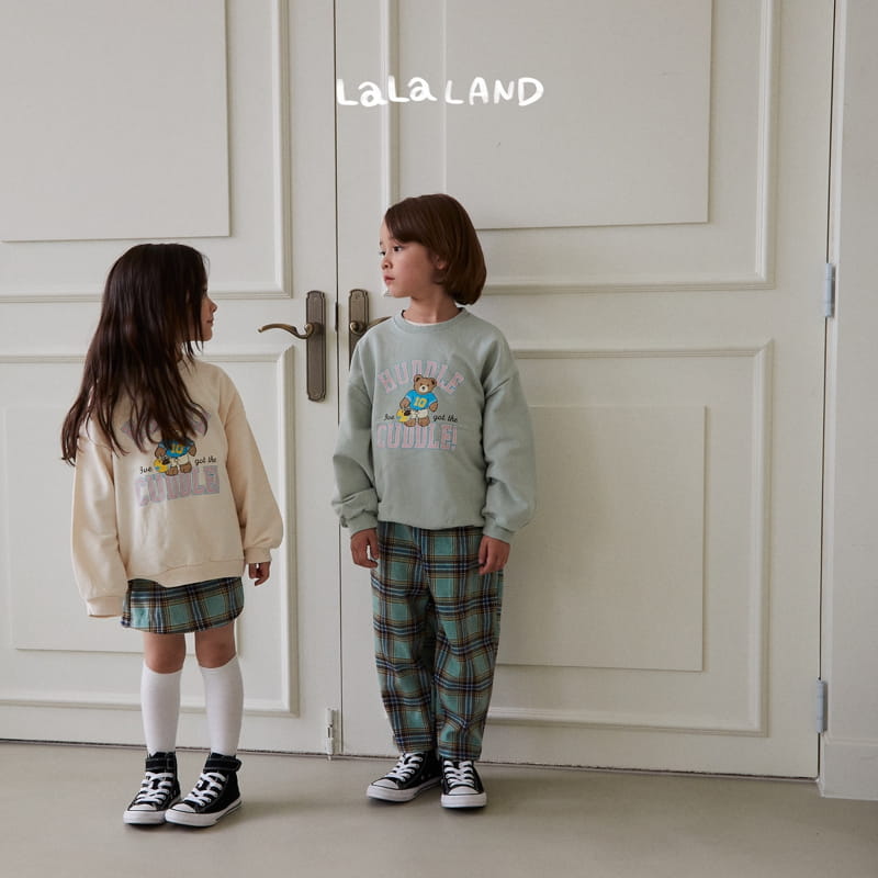 Lalaland - Korean Children Fashion - #kidsstore - Muse Check Pants - 3