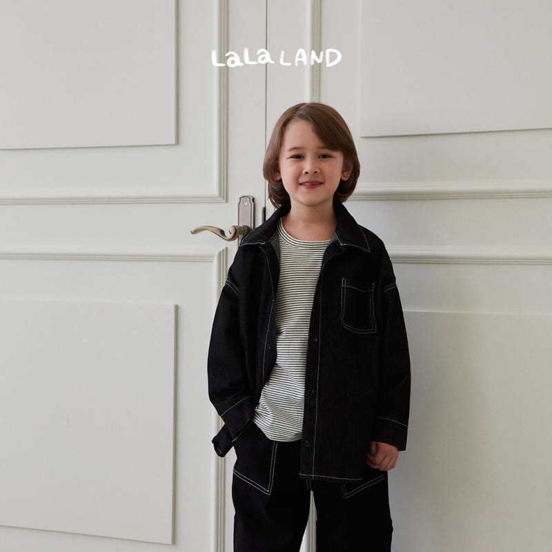 Lalaland - Korean Children Fashion - #kidzfashiontrend - Lala Denim Shirt - 11