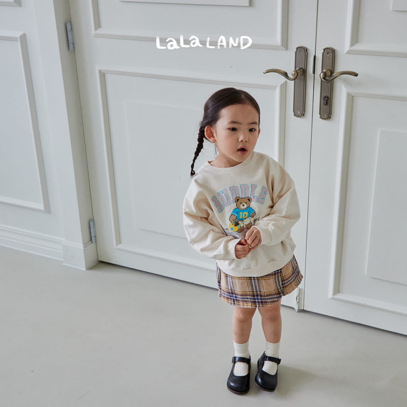 Lalaland - Korean Children Fashion - #kidzfashiontrend - Muse Check Skirt - 9