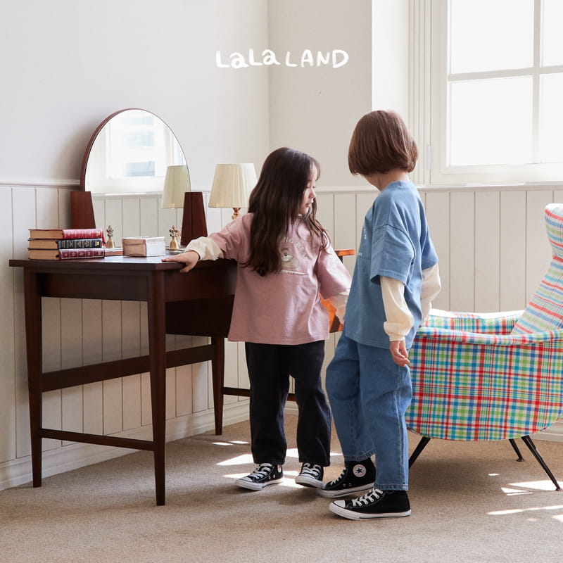 Lalaland - Korean Children Fashion - #kidzfashiontrend - Bear Bear Layered Tee - 9