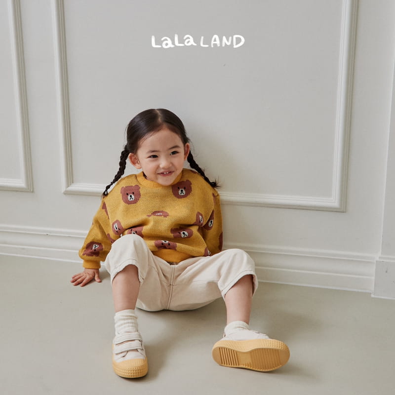 Lalaland - Korean Children Fashion - #kidzfashiontrend - La Bear Knit Sweatshirt - 7