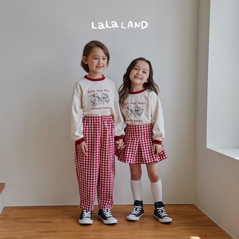 Lalaland - Korean Children Fashion - #littlefashionista - Gobang Check Skirt - 12