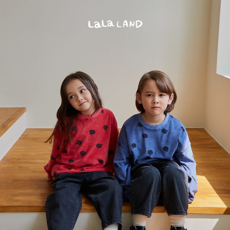 Lalaland - Korean Children Fashion - #littlefashionista - Apple Terry Sweatshirt - 8