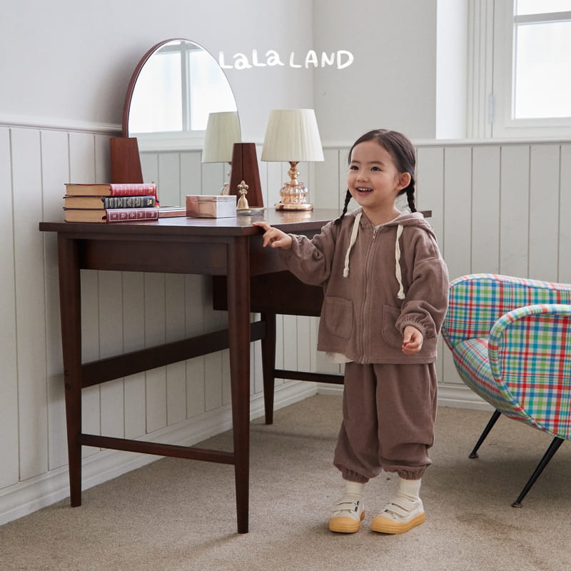 Lalaland - Korean Children Fashion - #magicofchildhood - Terry Hoody Zip-up - 5