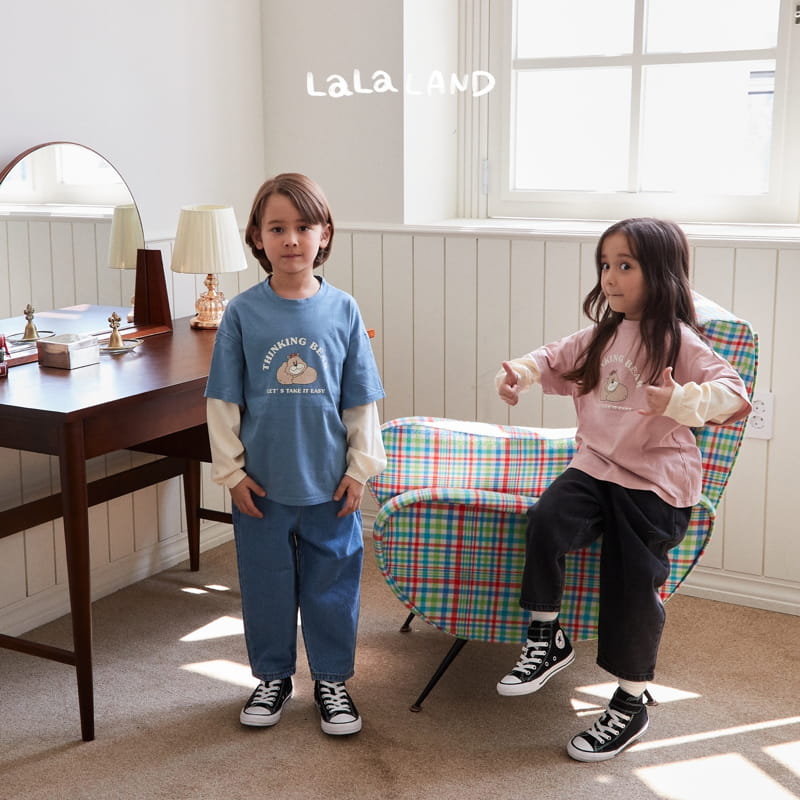 Lalaland - Korean Children Fashion - #magicofchildhood - Bear Bear Layered Tee - 12