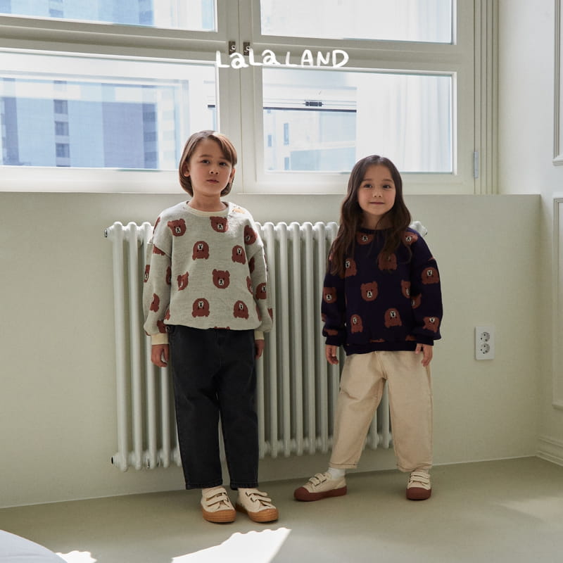 Lalaland - Korean Children Fashion - #magicofchildhood - La Bear Knit Sweatshirt - 10