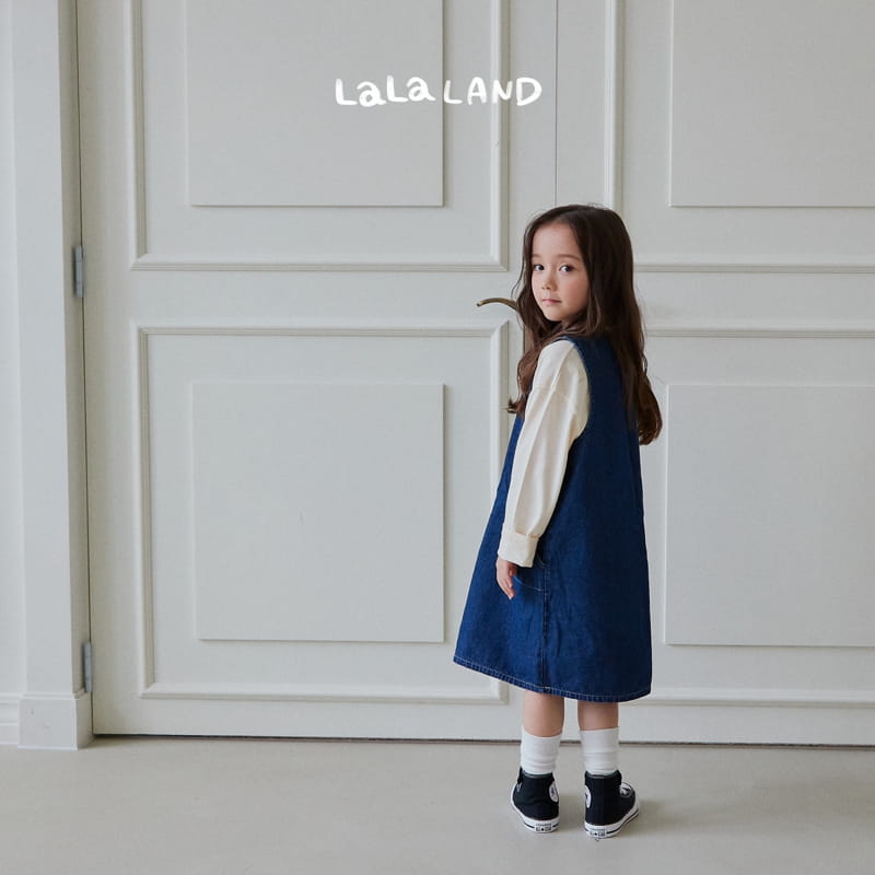 Lalaland - Korean Children Fashion - #minifashionista - Pocket One-piece - 3