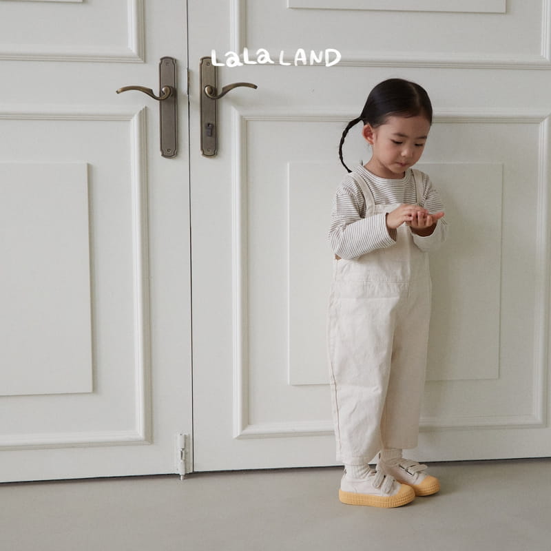 Lalaland - Korean Children Fashion - #minifashionista - Piping Dungarees Pants