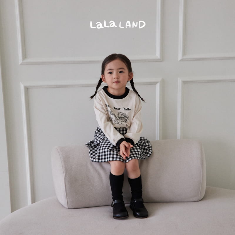Lalaland - Korean Children Fashion - #minifashionista - Teddy Bear Color Tee