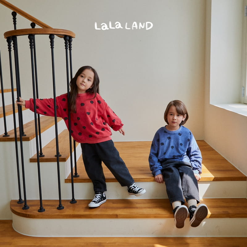 Lalaland - Korean Children Fashion - #minifashionista - Apple Terry Sweatshirt - 10