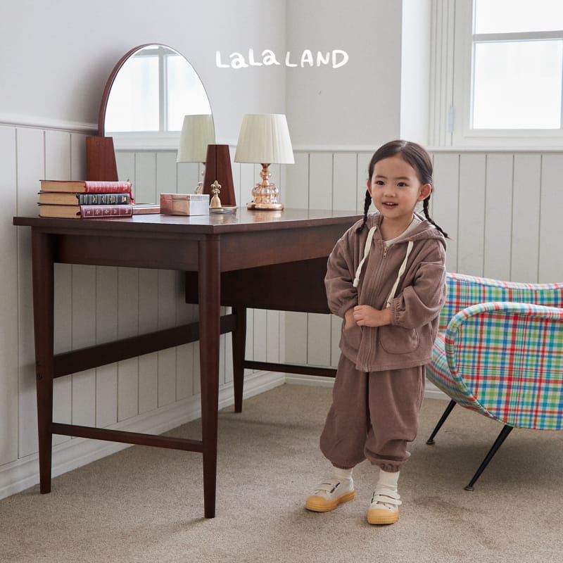 Lalaland - Korean Children Fashion - #prettylittlegirls - Terry Hoody Zip-up - 7