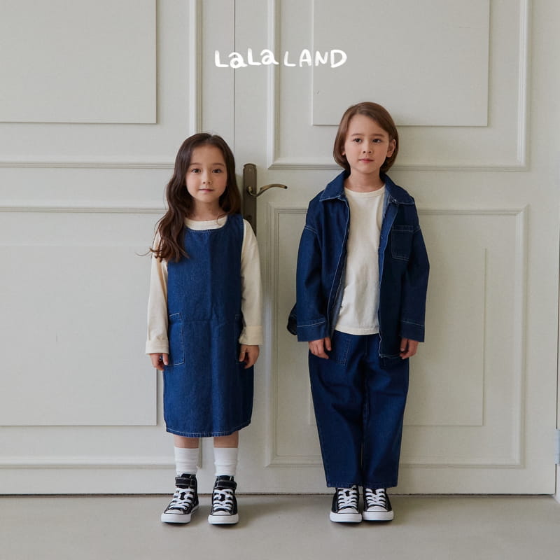 Lalaland - Korean Children Fashion - #minifashionista - Pocket One-piece - 4