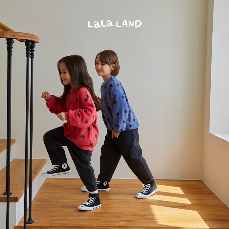 Lalaland - Korean Children Fashion - #prettylittlegirls - Apple Terry Sweatshirt - 11