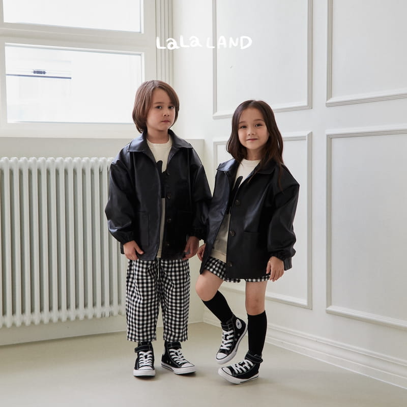 Lalaland - Korean Children Fashion - #todddlerfashion - Eco Leather Jacket - 9