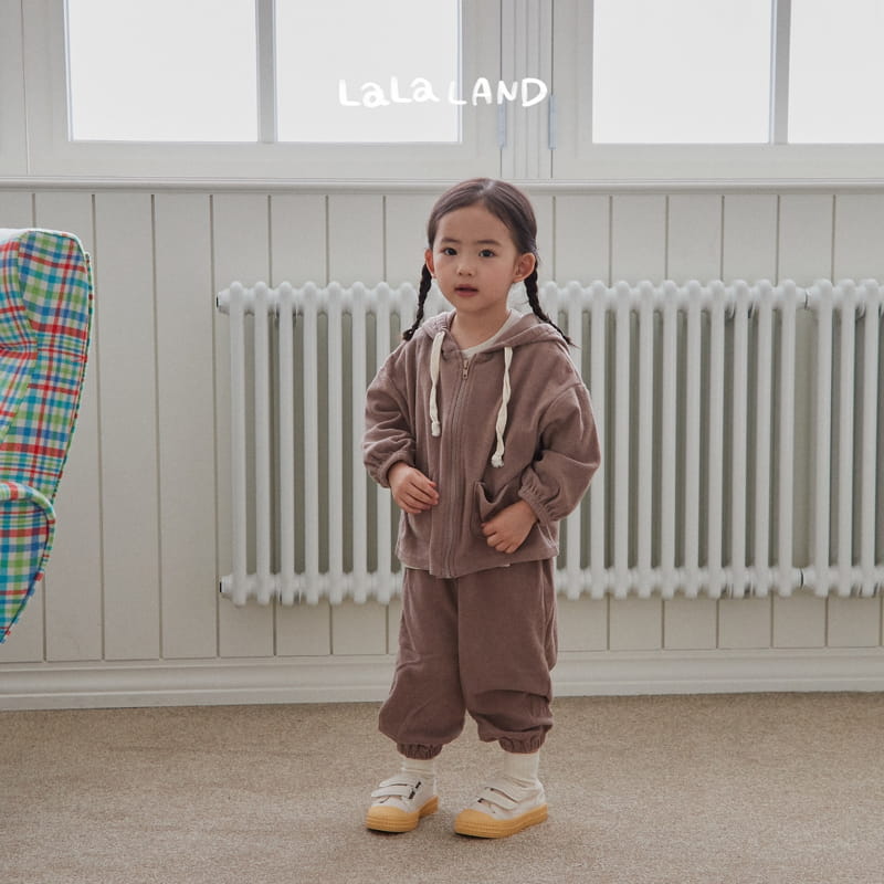 Lalaland - Korean Children Fashion - #todddlerfashion - Terry Hoody Zip-up - 8
