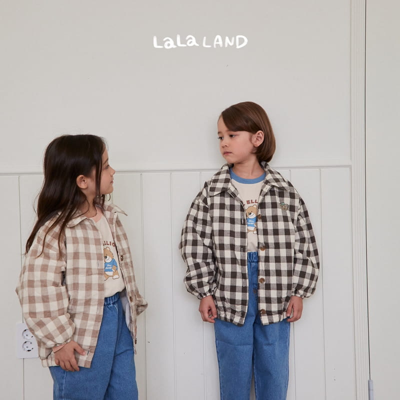 Lalaland - Korean Children Fashion - #toddlerclothing - Checks Jacket - 11
