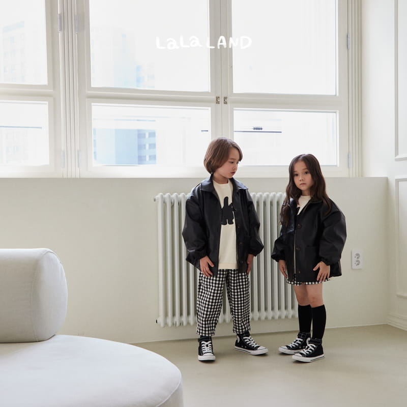 Lalaland - Korean Children Fashion - #toddlerclothing - Eco Leather Jacket - 10