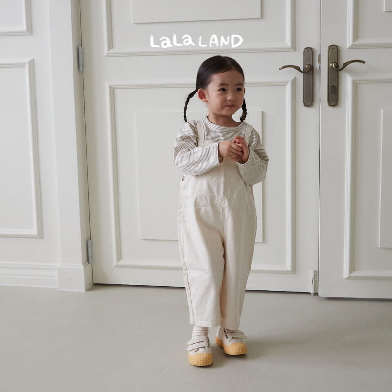 Lalaland - Korean Children Fashion - #todddlerfashion - Piping Dungarees Pants - 4