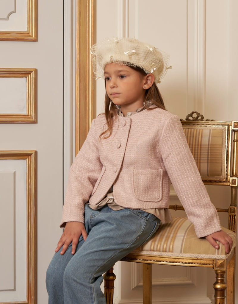 Le Bev - Korean Children Fashion - #littlefashionista - Lea Twid Jacket - 3
