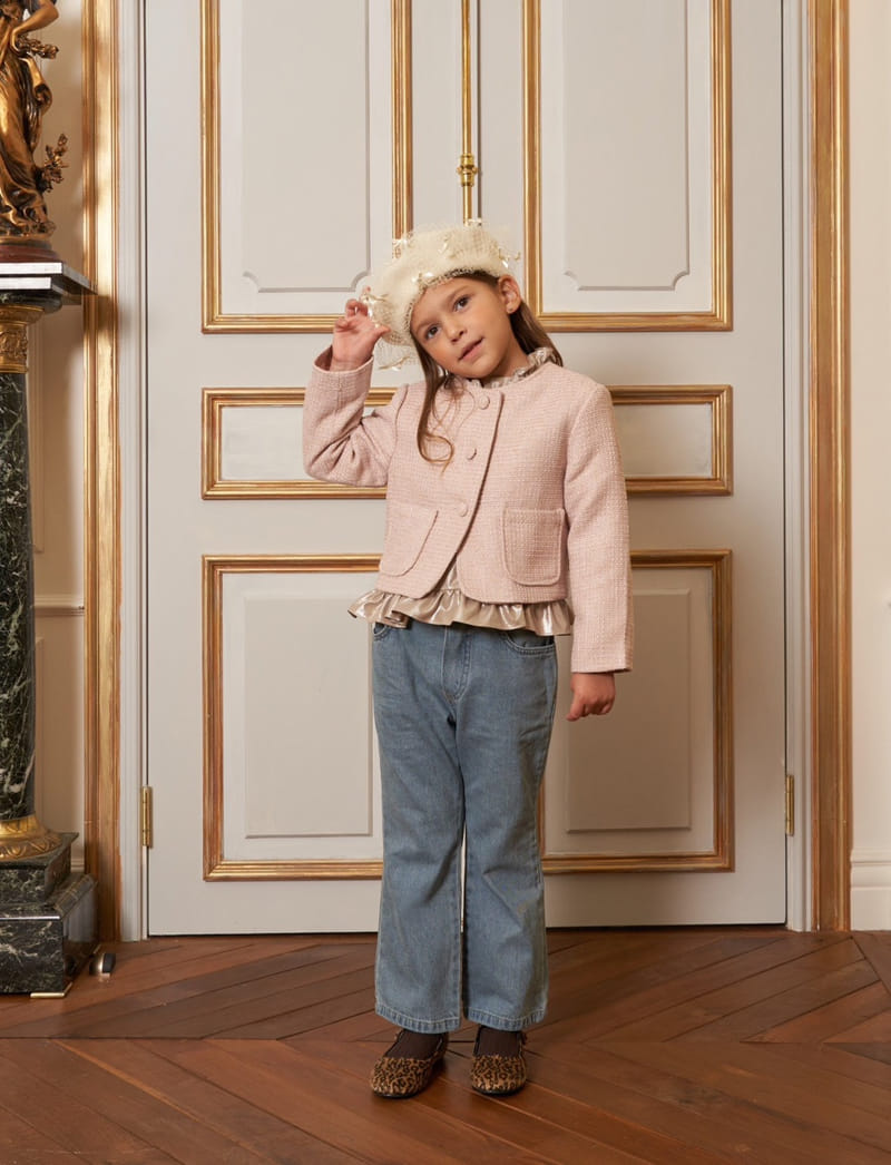 Le Bev - Korean Children Fashion - #littlefashionista - Lea Twid Jacket - 4