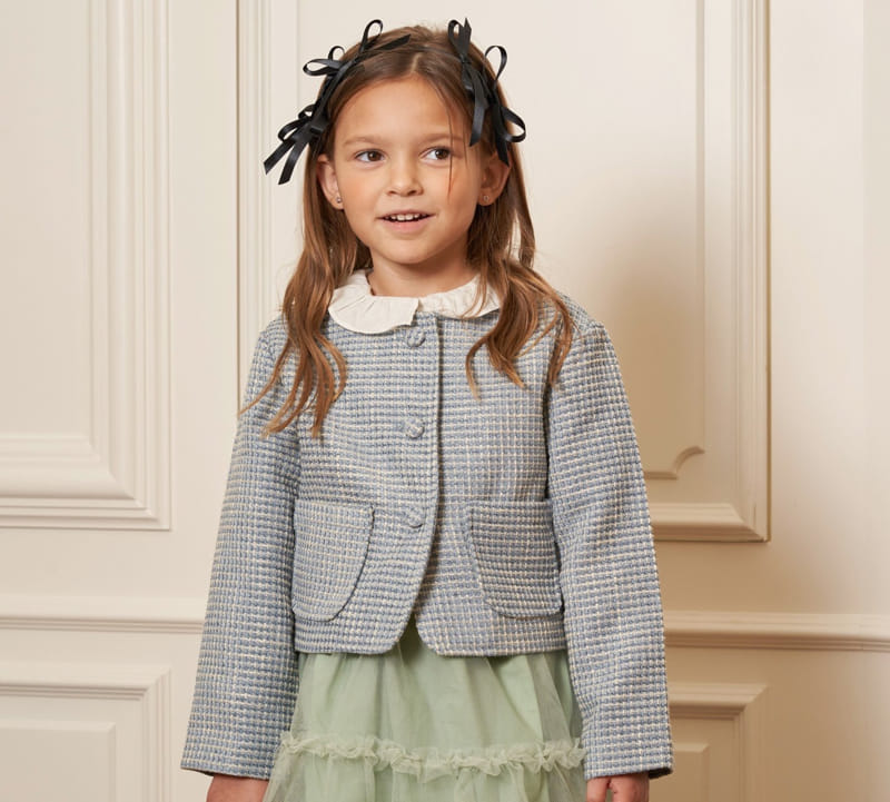 Le Bev - Korean Children Fashion - #stylishchildhood - Lea Twid Jacket - 9