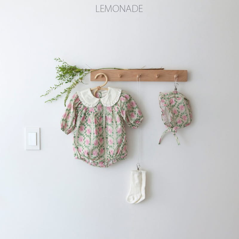 Lemonade - Korean Baby Fashion - #babyboutique - Mago Bodysuit with Bonnet - 3