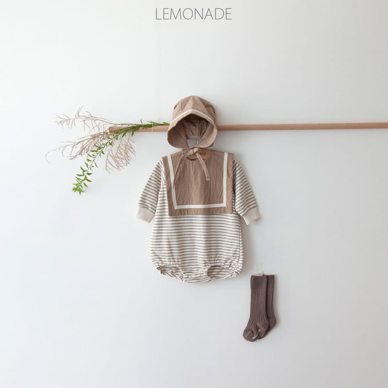 Lemonade - Korean Baby Fashion - #babylifestyle - Baro Bodysuit with Bonnet - 2