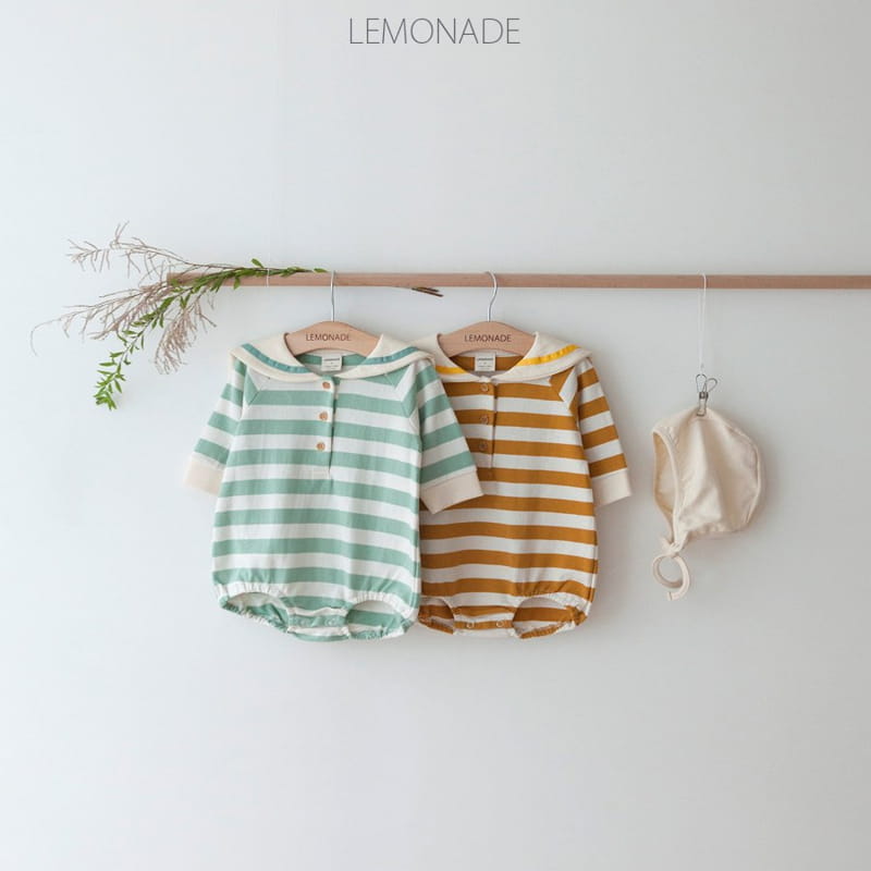 Lemonade - Korean Baby Fashion - #babyoutfit - Biba Bodysuit with Bonnet - 2