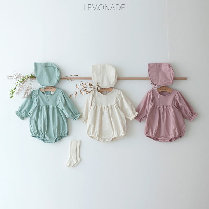 Lemonade - Korean Baby Fashion - #onlinebabyboutique - Nuga Bodysuit Set - 2
