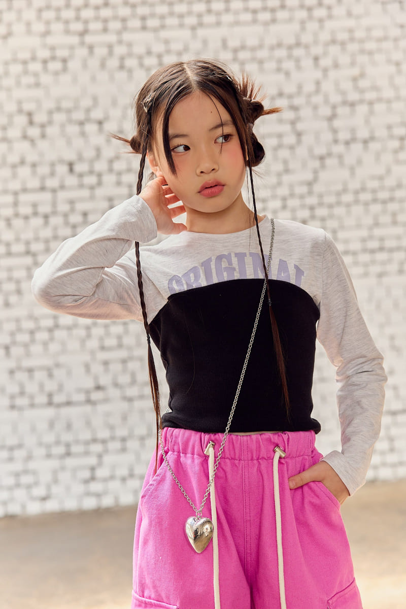 Lilas - Korean Children Fashion - #designkidswear - Colabo Muzi Tee - 5