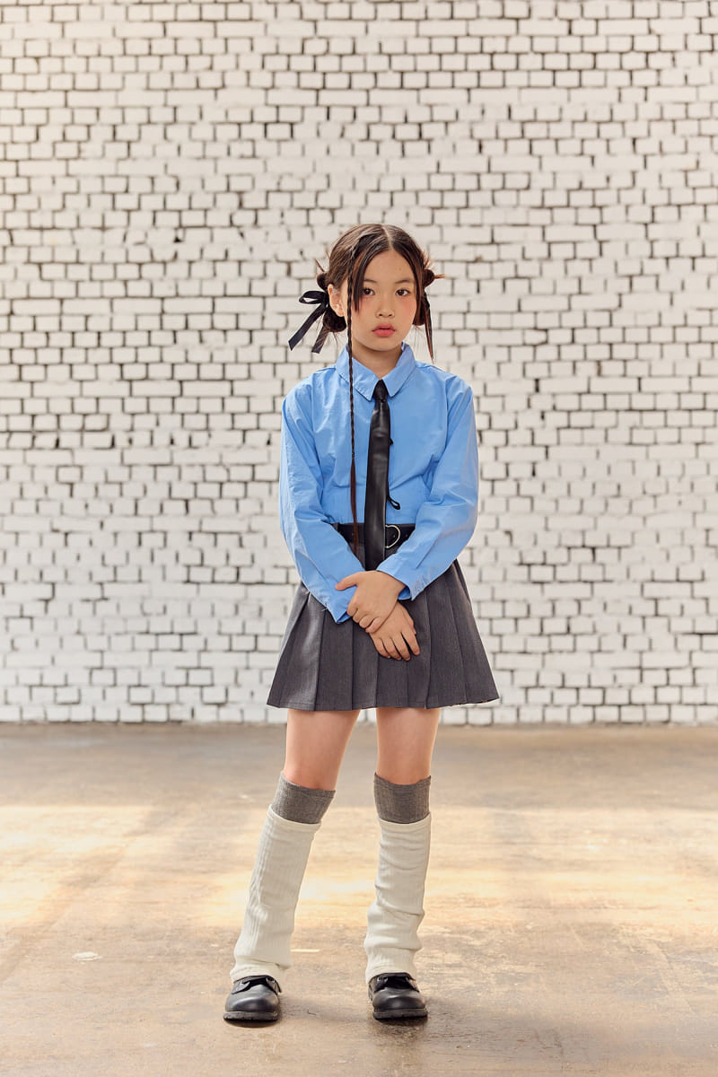 Lilas - Korean Children Fashion - #kidsstore - Chick Wrinkle Skirt - 4