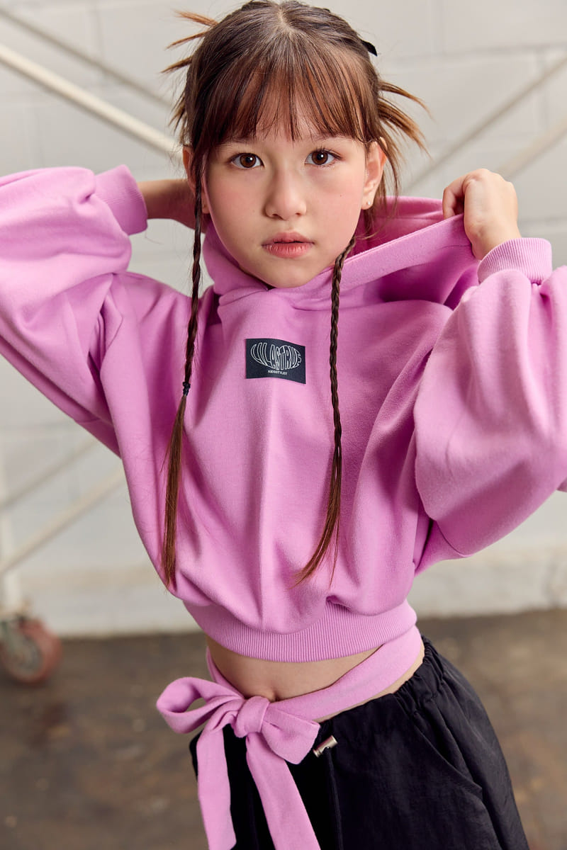 Lilas - Korean Children Fashion - #littlefashionista - Ribbon Hoody Tee