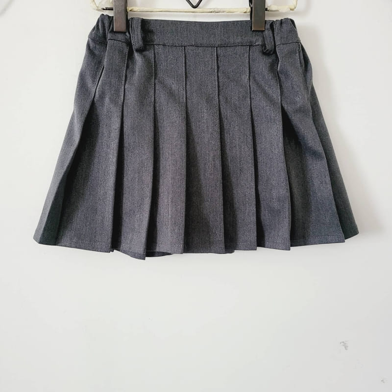 Lilas - Korean Children Fashion - #littlefashionista - Chick Wrinkle Skirt - 6