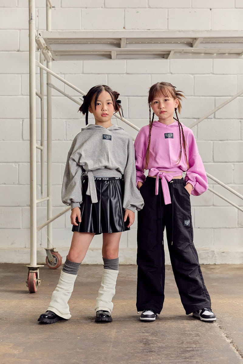 Lilas - Korean Children Fashion - #minifashionista - Ribbon Hoody Tee - 3