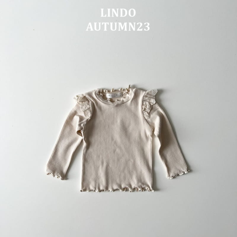 Lindo - Korean Children Fashion - #childofig - Lace Rib Tee - 3