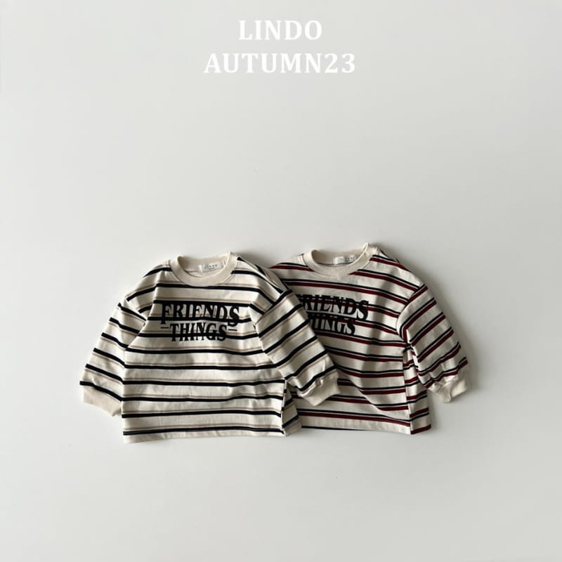 Lindo - Korean Children Fashion - #childrensboutique - Friends Stripes Tee