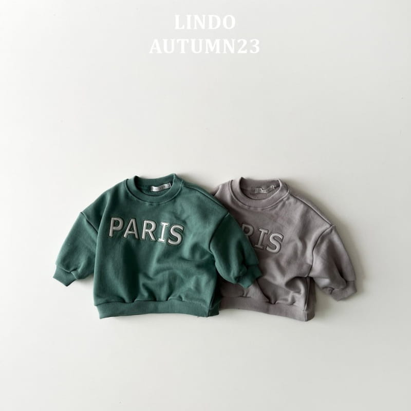 Lindo - Korean Children Fashion - #designkidswear - Paris Sweatshirt