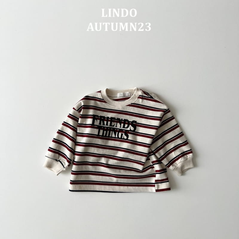 Lindo - Korean Children Fashion - #discoveringself - Friends Stripes Tee - 4
