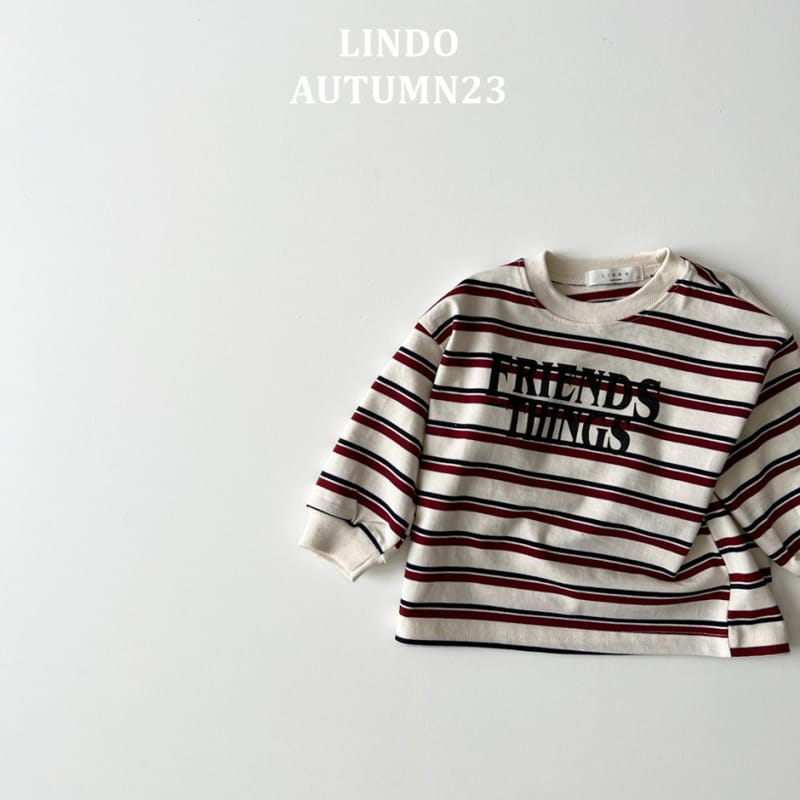Lindo - Korean Children Fashion - #kidzfashiontrend - Friends Stripes Tee - 7