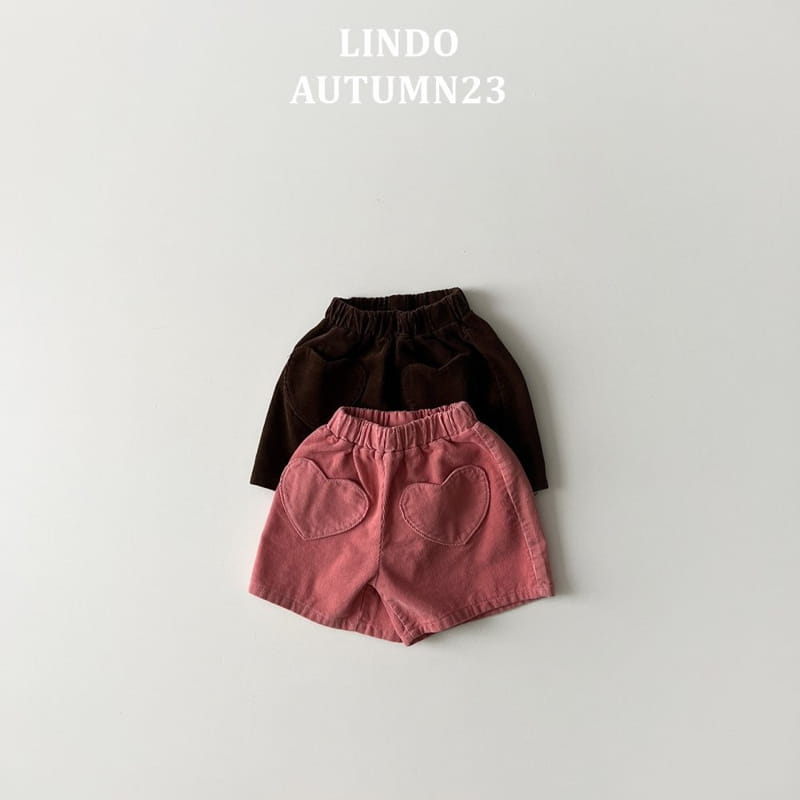 Lindo - Korean Children Fashion - #littlefashionista - Heart Pocket Pants