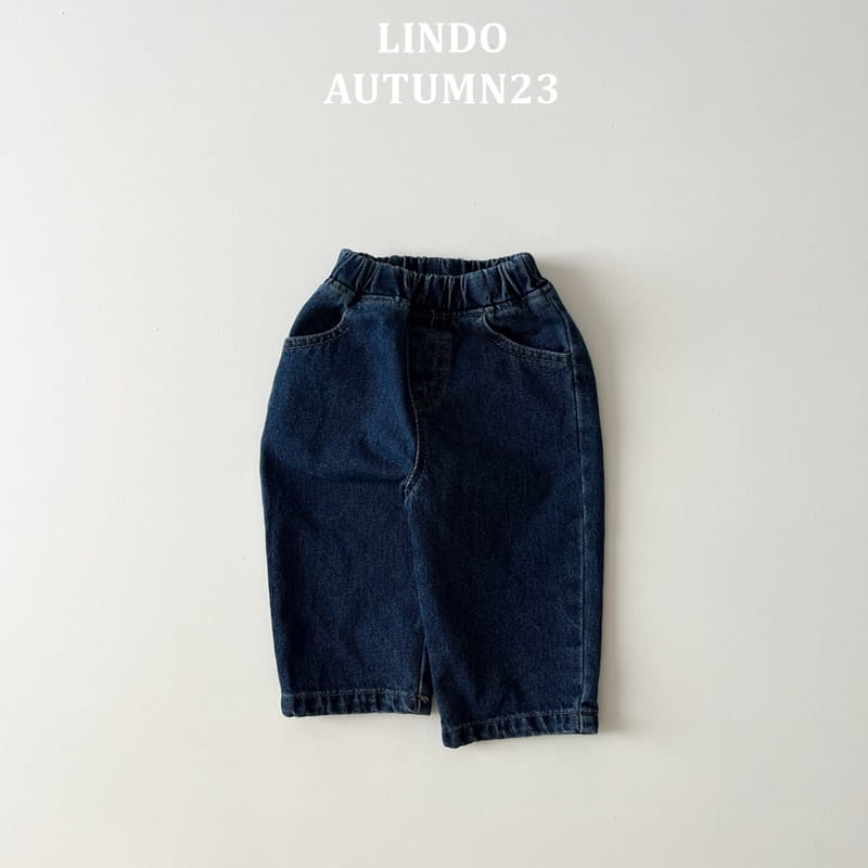 Lindo - Korean Children Fashion - #littlefashionista - Ribbon Embrodiery Jeans - 4
