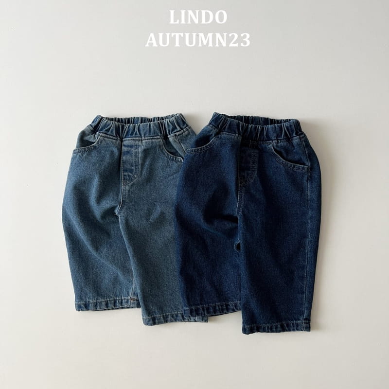 Lindo - Korean Children Fashion - #minifashionista - Ribbon Embrodiery Jeans - 5