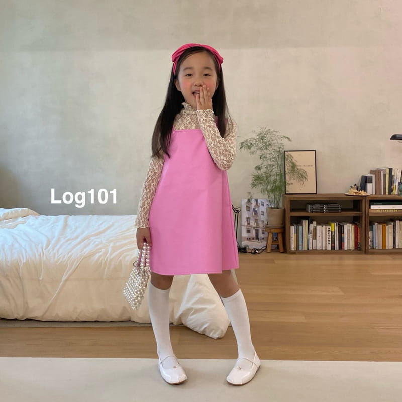 Log101 - Korean Children Fashion - #Kfashion4kids - Barbie Leather One-piece - 11
